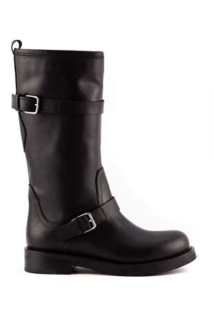 Stivale Biker in Pelle Nera JULIE DEE | MW557NERO